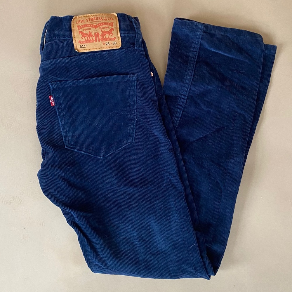 Navy Blue Corduroy Levi’s
